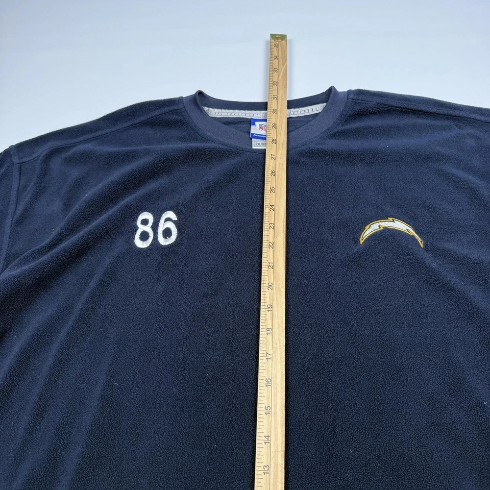 San Diego Chargers Reebok Team Fleece Pullover Player Worn Issue Vincent Brown